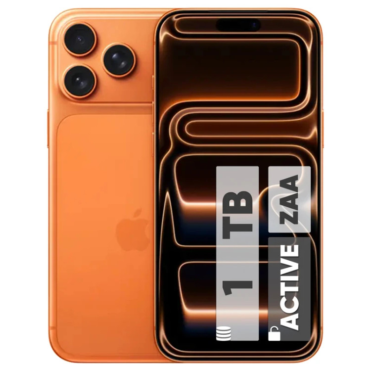 اپل مدل iPhone 17 Pro Max ZAA تک سیم کارت + eSim ظرفیت 1 ترابایت و رم 12 گیگابایت - اکتیو
